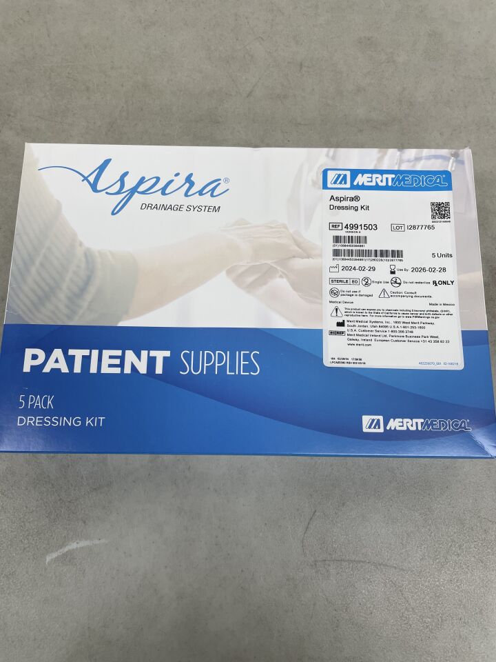 4991503 - MERIT MEDICAL - Aspira Dressing Kit, (BX/5) - ( Expiry Date: 2026-02-28 )