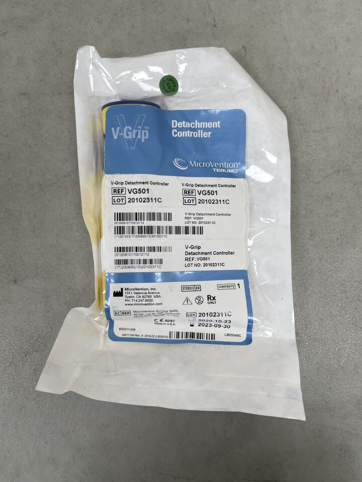 VG501 - TERUMO - v-grip coil detachment controller, (EA) - ( Expiry Date: 2023-09-30 )