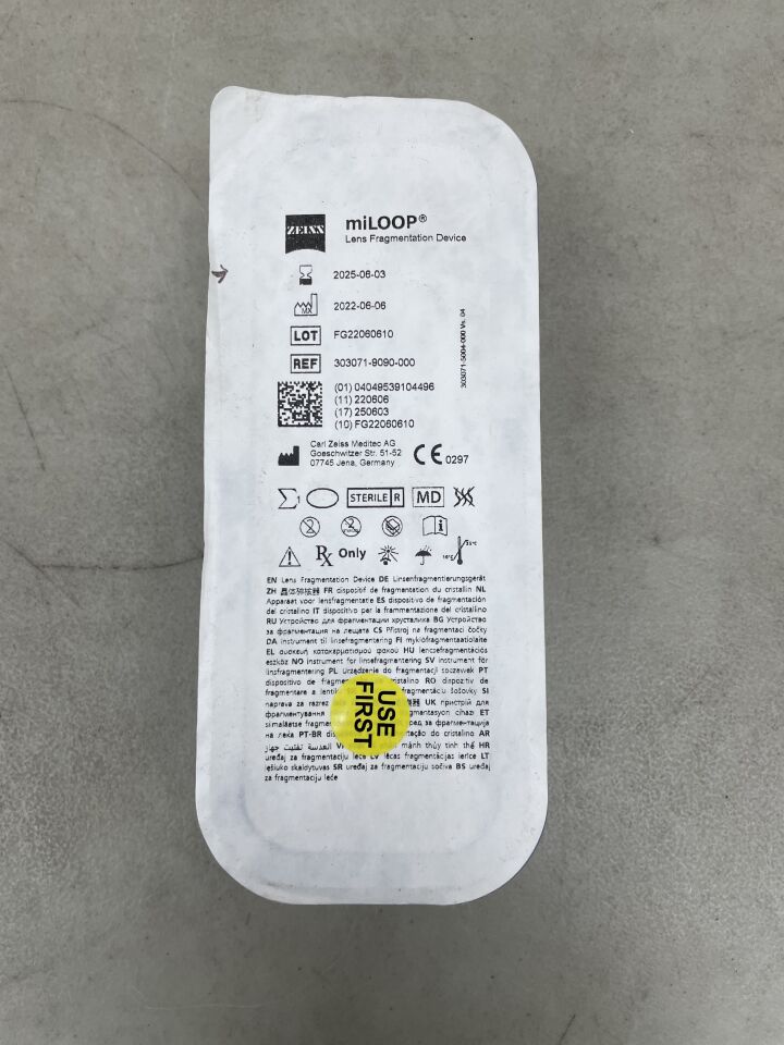 303071-9090-000 - ZEISS - miLoop Lens Fragmentation Device, (EA) - ( Expiry Date: 2025-06-03 )