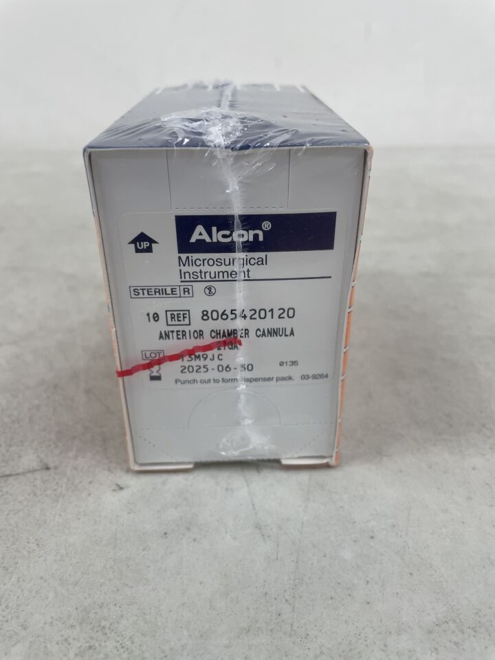 8065420120 - ALCON - Microsurgical Instrument, Anterior Chamber Cannula, 27G, (BX/10) - ( Expiry Date: 2025-06-30 )