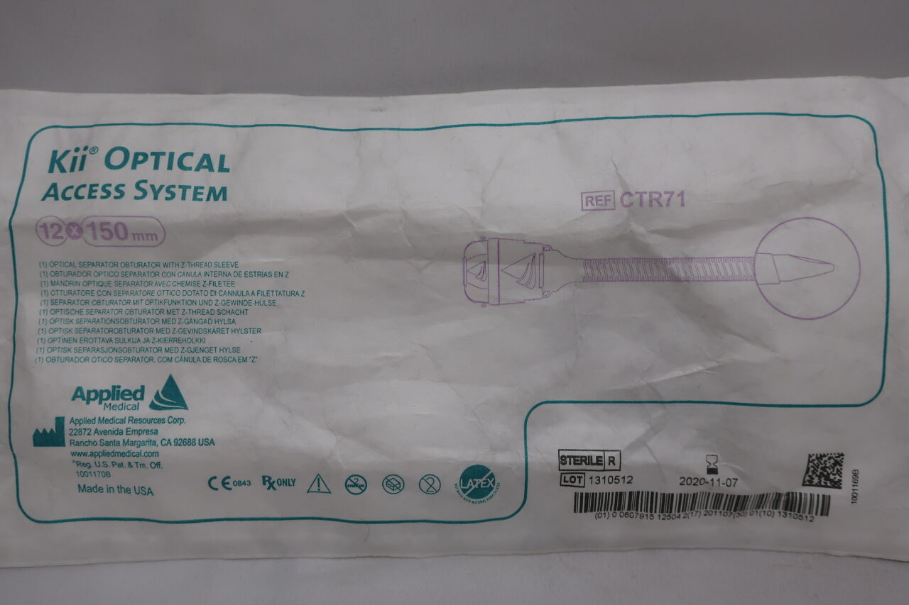 CTR71 - APPLIED MEDICAL RESOURCES - Kii Z-Thread Optical Access System, 12 x 150 mm, (EA) - ( Expiry Date: 2025-09-21 )