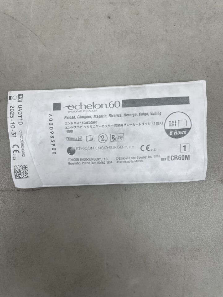 ECR60M - ETHICON - Echelon Endopath Stapler Reload, For 60 mm Endoscopic Staplers, Gray, (EA) - ( Expiry Date: 2025-10-31 )