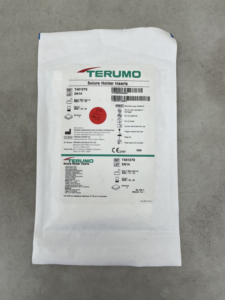 T401270 - TERUMO - Suture Holder Insert, (EA) - ( Expiry Date: 2025-10-31 )