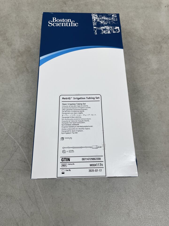 117 - BOSTON SCIENTIFIC - MetriQ Open Irrigation Tubing Set, (BX/1) - ( Expiry Date: 2025-01-03 )