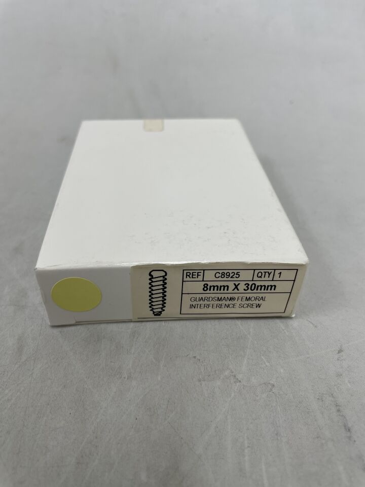 C8925 - CONMED - Guardsman Femoral Interference Screw, 8mm X 30mm, (BX/1) - ( Expiry Date: 2025-03-19 )