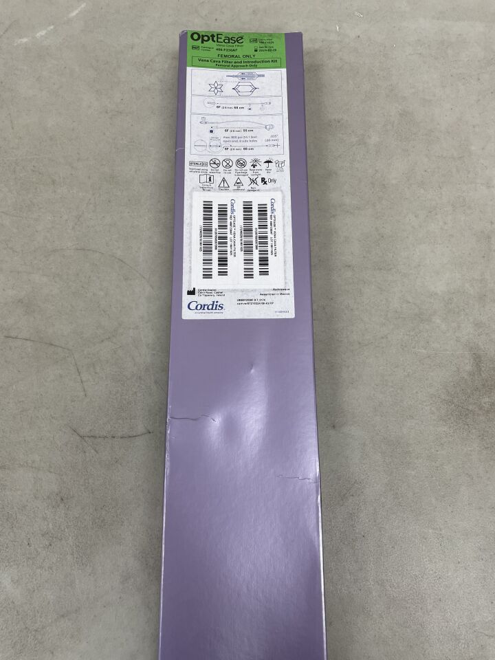 466-F230AF - CORDIS - Optease Vena Cava Filter & Introduction Kit, Femoral Only, () - ( Expiry Date: 2024-02-29 )