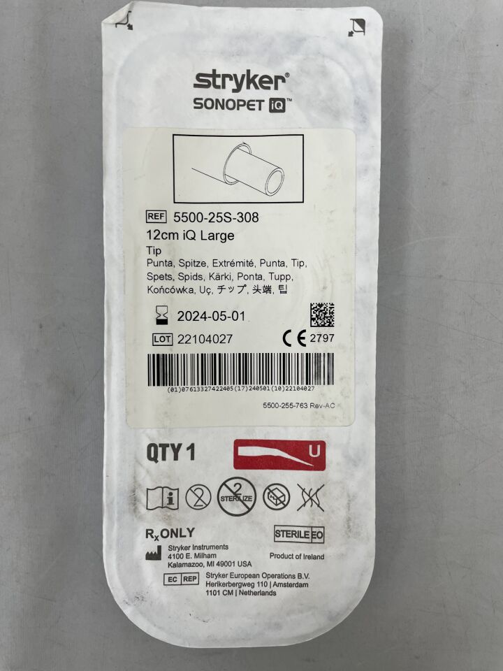 5500-25S-308 - STRYKER - Sonopet IQ 12cm Large 4.7", (EA) - ( Expiry Date: 2024-05-01 )