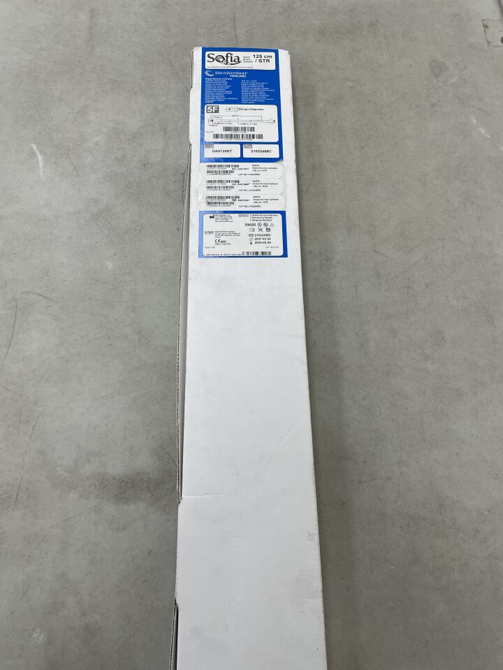 DA5125ST - TERUMO - Sofia 5F Distal Access Catheter 125cm, Straight, (BX/1) - ( Expiry Date: 2024-02-29 )