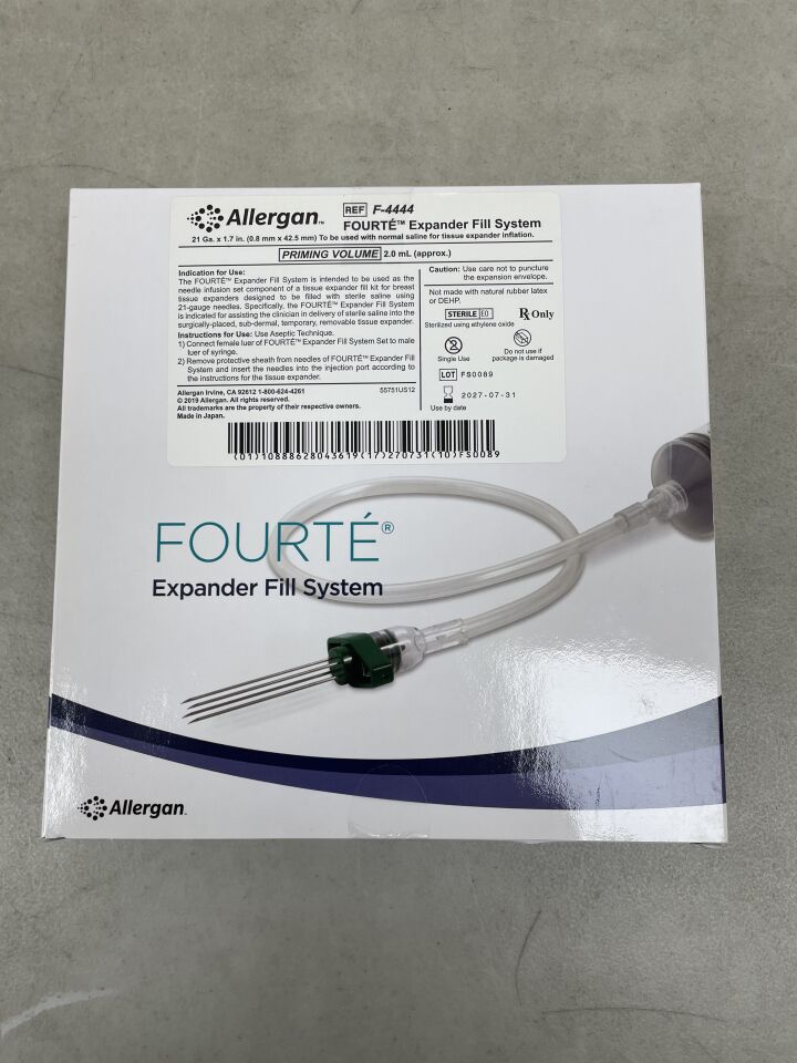 F-4444 - ALLERGAN - Natrelle Fourte Expander Fill System, 21G x 1.7 in. Needle Length, (BX/1) - ( Expiry Date: 2027-07-31 )
