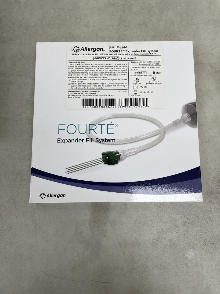 F-4444 - ALLERGAN - Natrelle Fourte Expander Fill System, 21G x 1.7 in. Needle Length, (BX/1) - ( Expiry Date: 2029-07-31 )