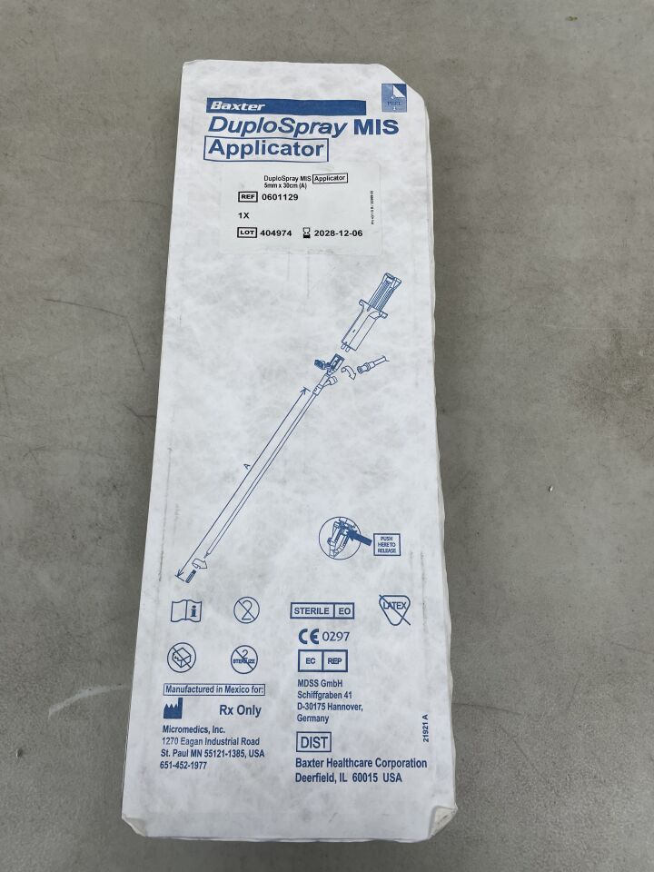 601129 - BAXTER - DuploSpray MIS Applicator 5mm x 30cm, (EA) - ( Expiry Date: 2028-12-06 )