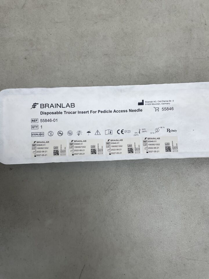 55846-01 - BRAINLAB - Disposable Trocar Insert , (EA) - ( Expiry Date: 2027-05-21 )