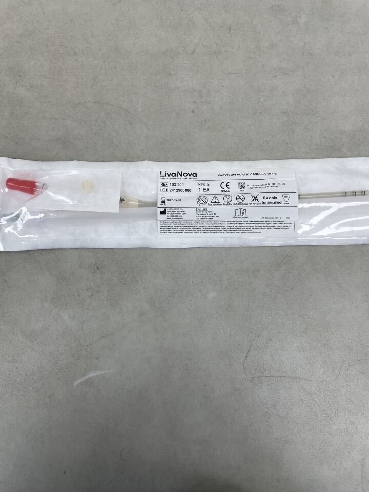 103-200 - LIVANOVA - EasyFlow MICS Arterial Cannula 19F, (EA) - ( Expiry Date: 2027-05-08 )
