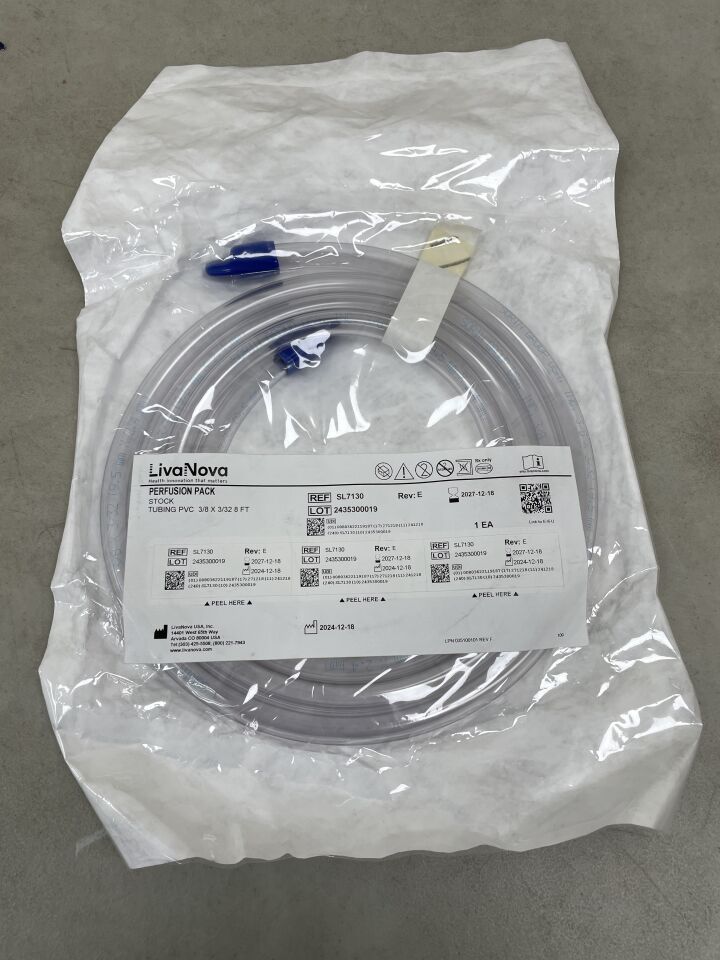 SL7130 - LIVANOVA - Standard Perfusion Tubing - Perfusion Tubing, 3/8" x 13/32" x 8Ft, (EA) - ( Expiry Date: 2027-12-18 )