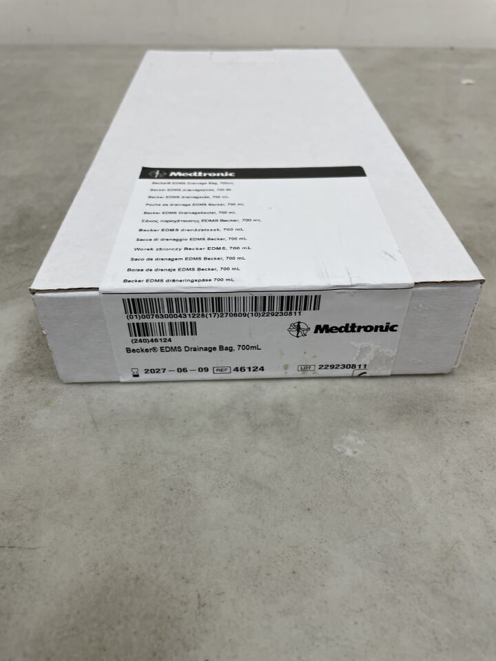 46124 - MEDTRONIC - Becker EDMS Drainage Bag, 700ml , ( BX/1 ) - ( Expiry Date : 2027-06-09 )