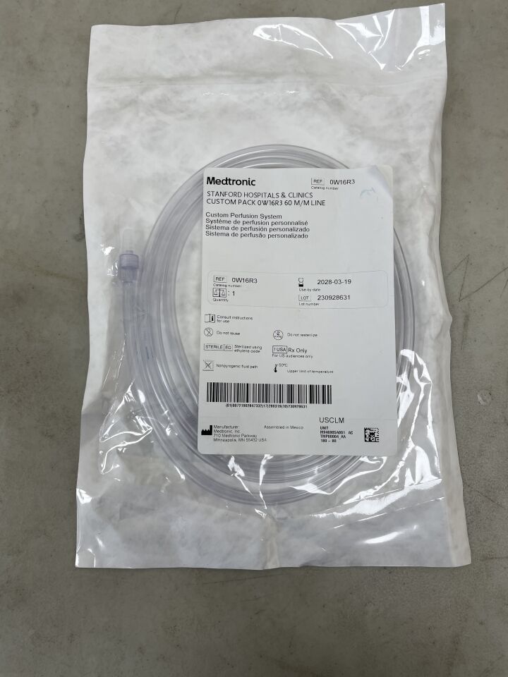 0W16R3 - MEDTRONIC - Custom Perfusion System 60 M/M Line , ( EA ) - ( Expiry Date : 2028-03-19 )