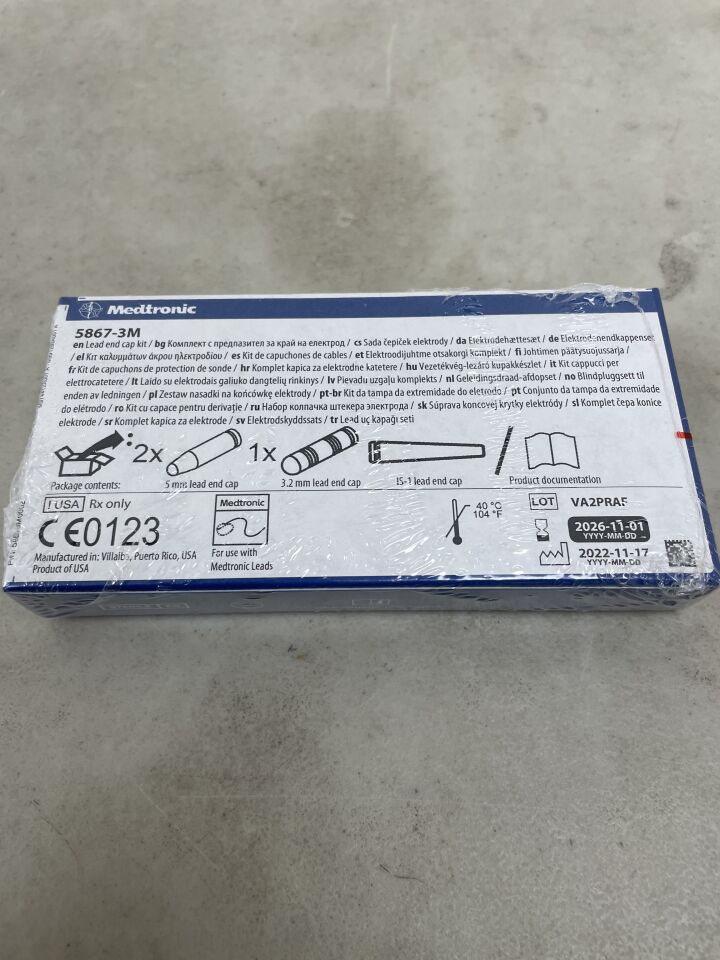 5867-3M - MEDTRONIC - Lead End Cap Kit , ( BX/1 ) - ( Expiry Date : 2026-11-01 )