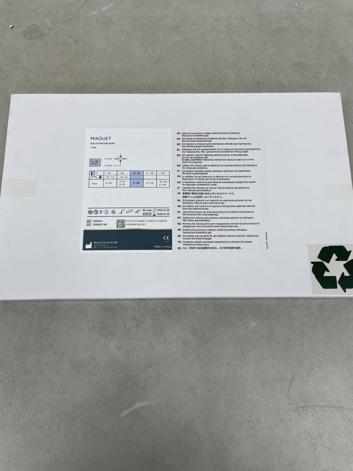 6883901 - MAQUET - EDI CATHETER ENFIT, 8Fr x 100cm, (BX/1) - ( Expiry Date: 2026-07-05 )