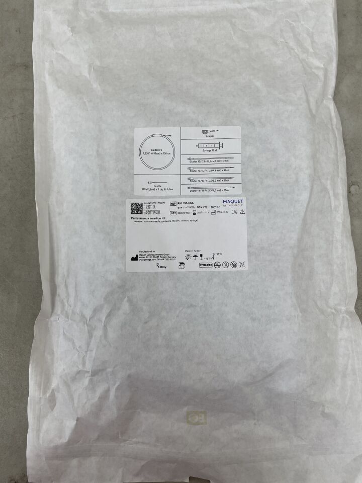 PIK 150-USA - MAQUET - Percutaneous Insertion Kit, 150cm, (EA) - ( Expiry Date: 2027-11-13 )