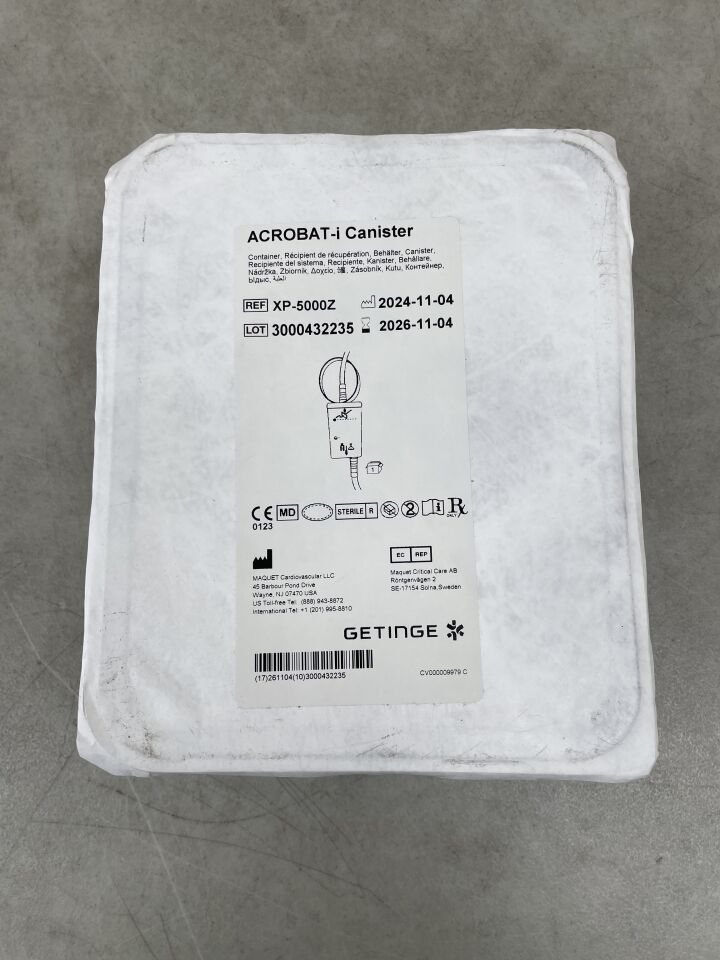 XP-5000Z-C - MAQUET - ACROBAT-i Canister (Canister Only), (EA) - ( Expiry Date: 2026-11-04 )