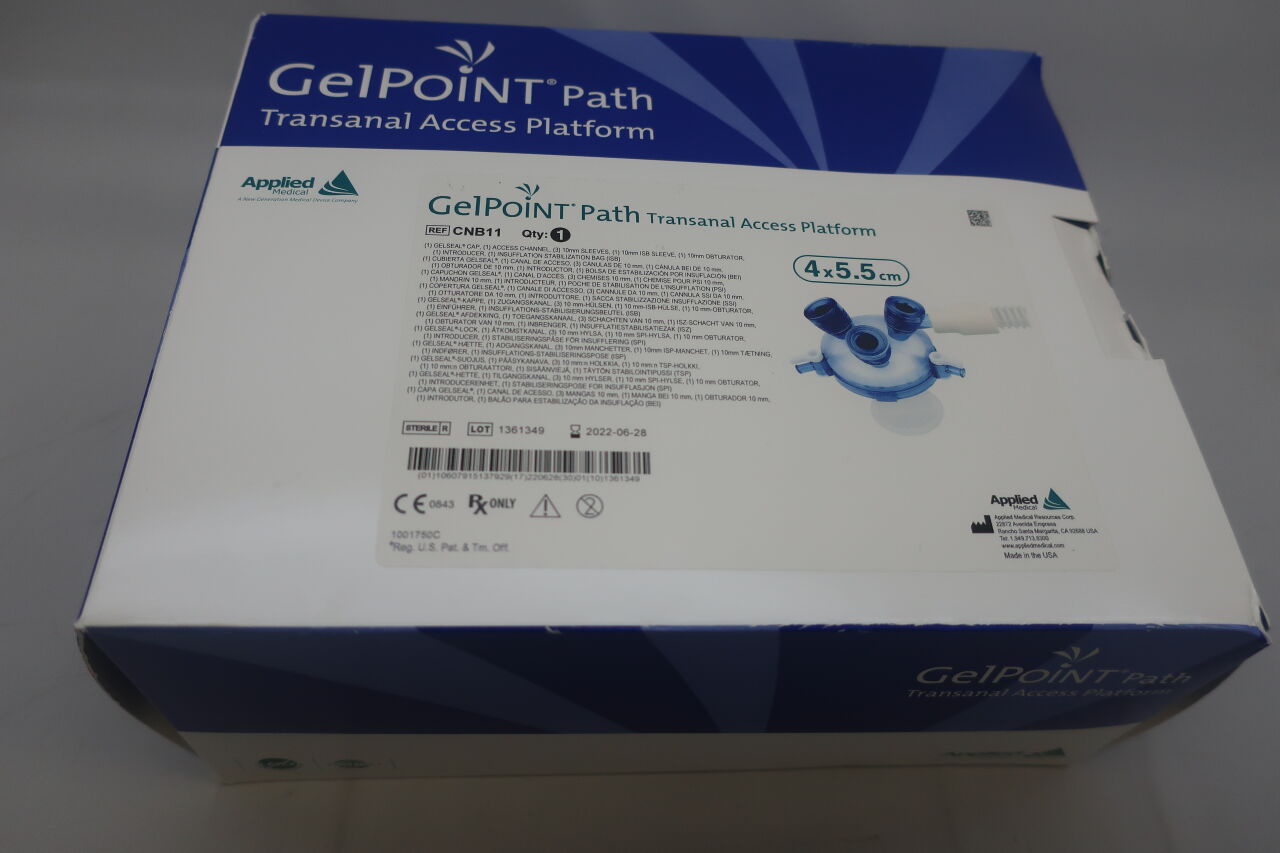 CNB11 - APPLIED MEDICAL RESOURCES - GelPoint Path Transanal Access Platform with Insufflation Stabilization Bag, 4 x 5.5 cm, (BX/1) - ( Expiry Date: 2025-10-12 )