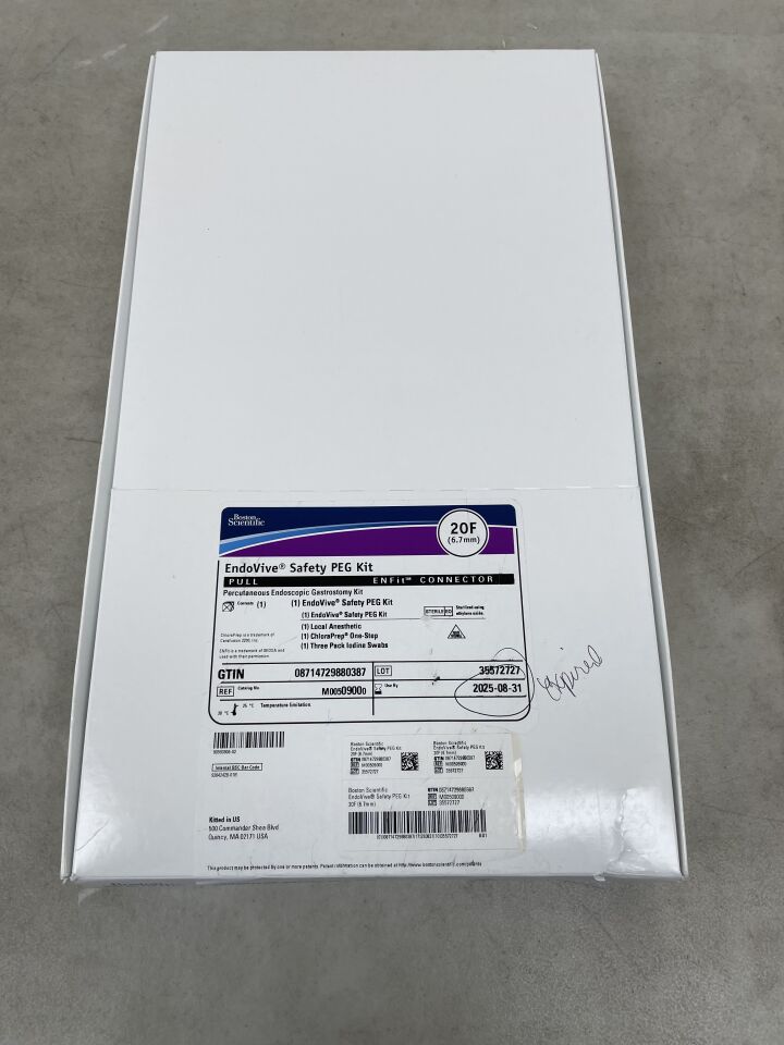 0900 - BOSTON SCIENTIFIC - EndoVive Safety Percutaneous Endoscopic Gastrostomy Kit, 20F, Pull, ENFit Connector, (BX/1) - ( Expiry Date: 2025-08-31 )