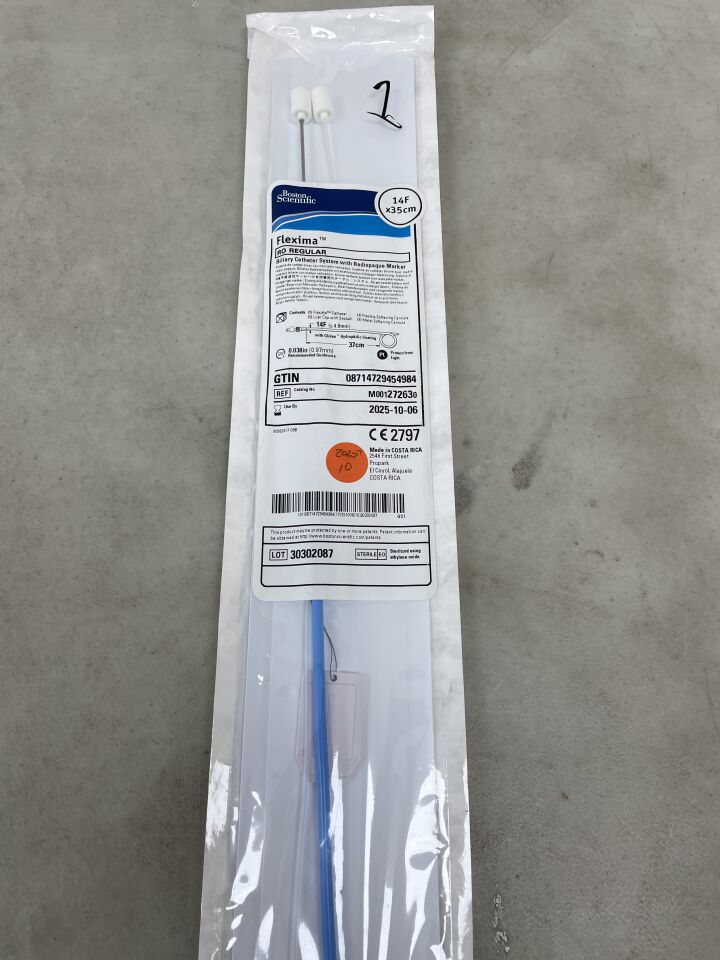 27263 - BOSTON SCIENTIFIC - Flexima Biliary Catheter System with Radiopaque Marker - RO Regular - 14Fr x 35cm, (EA) - ( Expiry Date: 2025-10-06 )