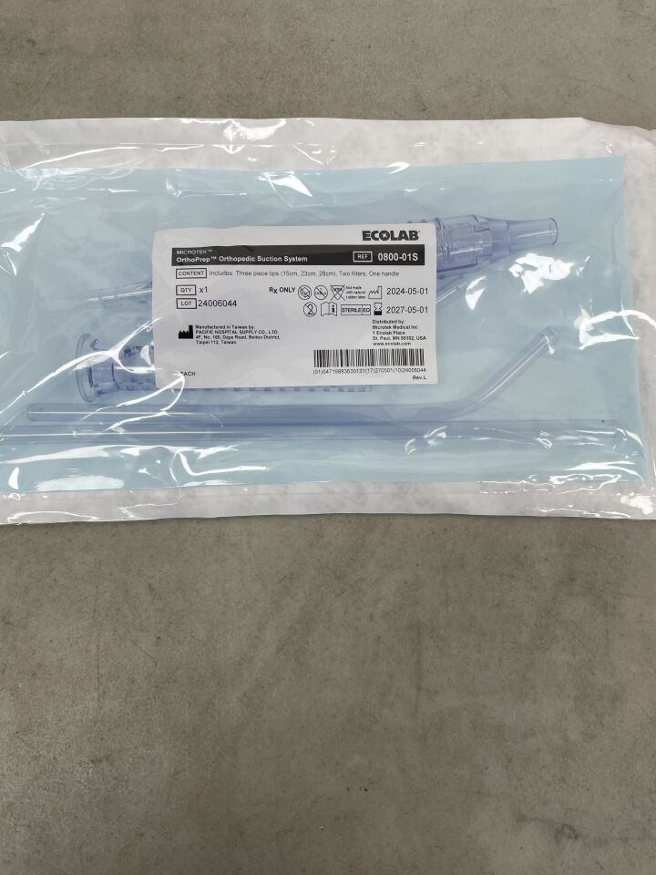 0800-01S - ECOLAB - OrthoPrep Orthopedic Suction System, (EA) - ( Expiry Date: 2027-05-01 )