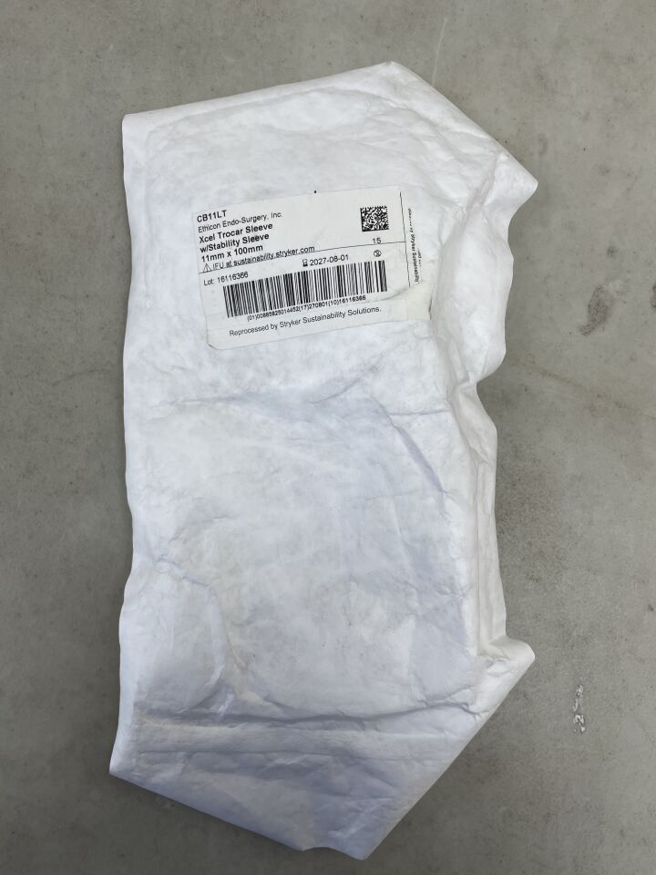 CB11LTREP - STRYKER - ETHICON Endopath Xcel Universal Sleeve Trocar, 11 dia. x 100 mm Length , ( EA ) - ( Expiry Date : 2027-08-01 )