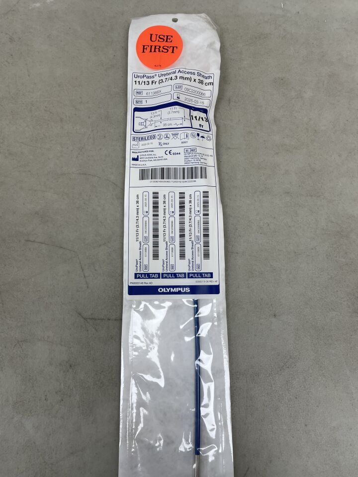 61138BX - GYRUS ACMI - UroPass Ureteral Access Sheath 11/13F x 38cm, (EA) - ( Expiry Date: 2025-03-15 )