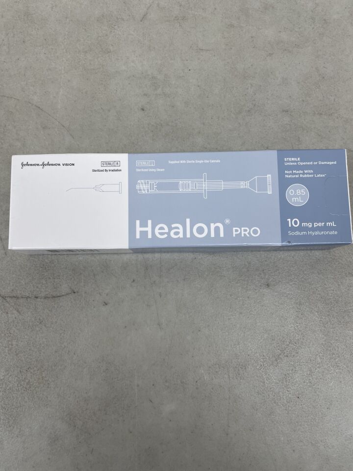 10-2400-12 - JOHNSON & JOHNSON - HEALON Pro Cohesive Syringe, 0.85 mL, (BX/1) - ( Expiry Date: 2025-09-30 )