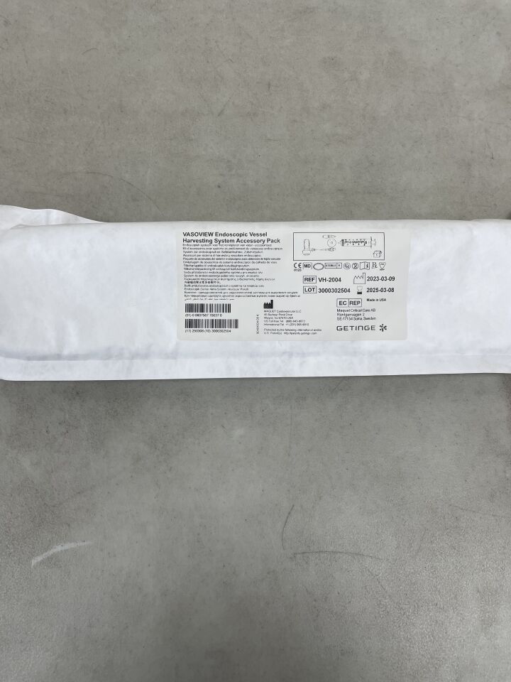 VH-2004 - MAQUET - VASOVIEW Endoscopic Vessel Harvesting System Accessory Pack, (EA) - ( Expiry Date: 2025-03-08 )