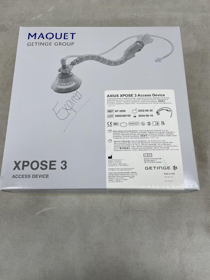 XP-3000 - MAQUET - Axius Xpose 3 Access Device Kit, (BX/1) - ( Expiry Date: 2024-06-16 )