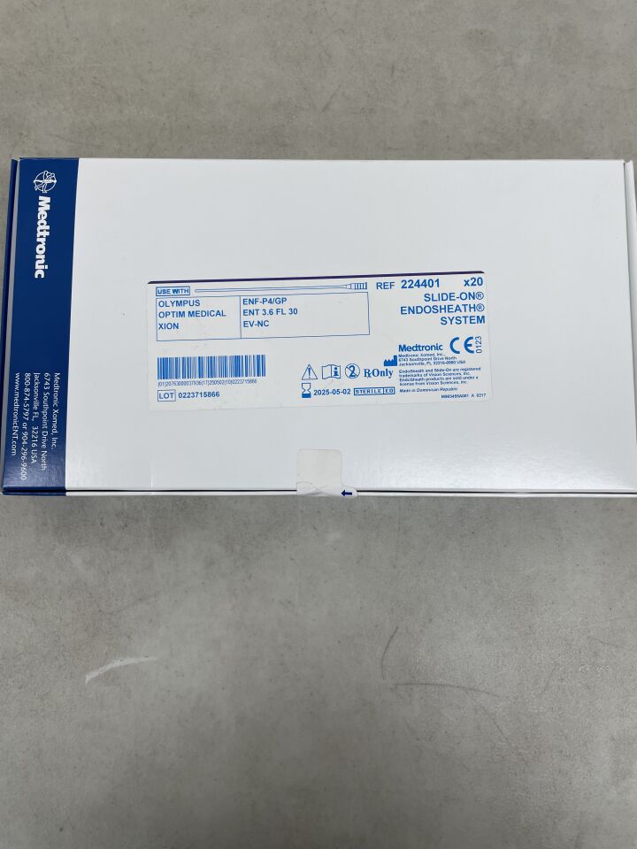 224401 - MEDTRONIC - Slide-On EndoSheath System (Olympus, Optim, Xion), (BX/1) - ( Expiry Date: 2025-05-02 )