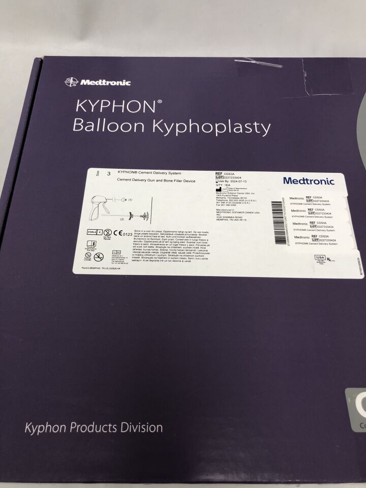 CDS3A - MEDTRONIC - Kyphon Cement Delivery Gun & Bone Filler Device, Size 3, (BX/1) - ( Expiry Date: 2025-12-30 )