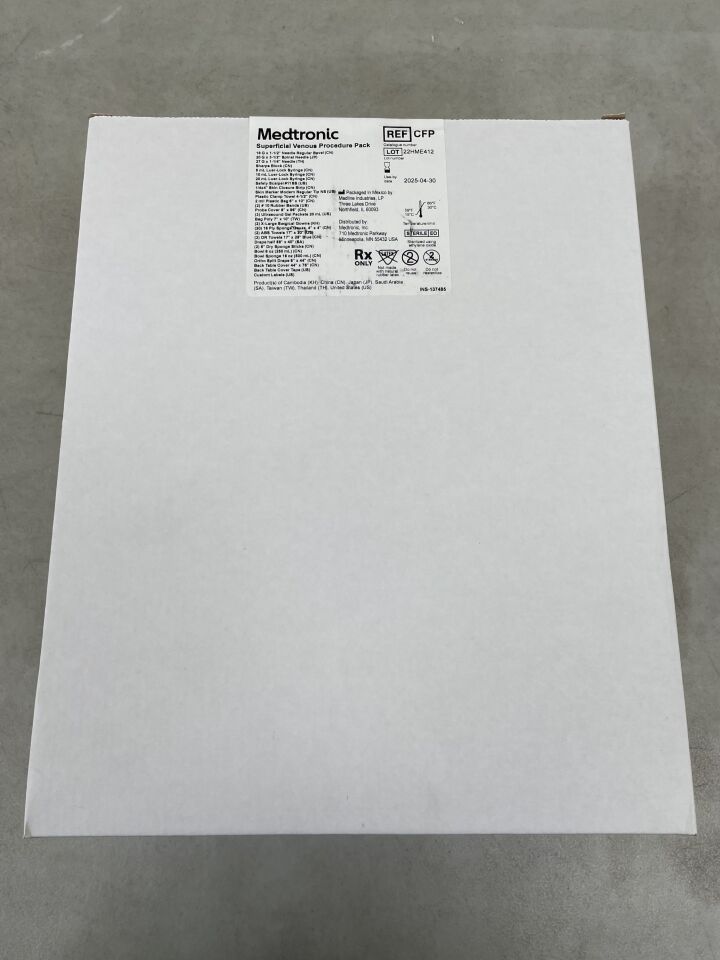 CFP - MEDTRONIC - Superficial Venous Procedure Pack, (BX/1) - ( Expiry Date: 2025-04-30 )