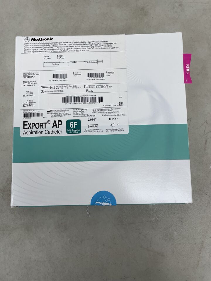 EXPORTAP - MEDTRONIC - Export AP Aspiration Catheter, 6F x 140cm, (BX/1) - ( Expiry Date: 2026-01-01 )
