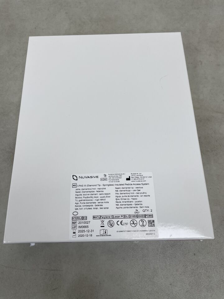 2010027 - NUVASIVE - I-PAS III Diamond Tip - Springless Insulated Pedical Access System, (BX/2) - ( Expiry Date: 2025-12-31 )