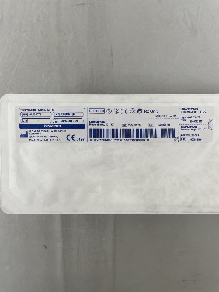 WA22607S - OLYMPUS - Electrode with Cable For 30 Degree Telescope SuperPulse Generator, Large Loop, 24F, (EA) - ( Expiry Date: 2026-03-18 )