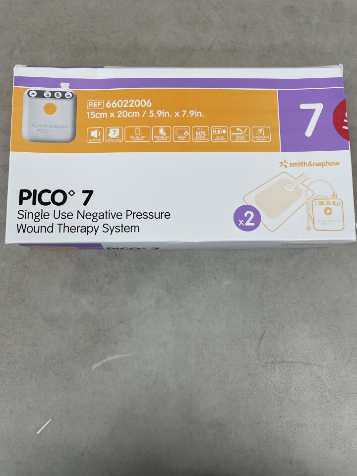 66022006 - SMITH & NEPHEW - PICO 7 NPWT System w/Two Dressings, 15cm x 20cm - Negative Pressure Wound Therapy, NPWT, (BX/1) - ( Expiry Date: 2025-12-01 )