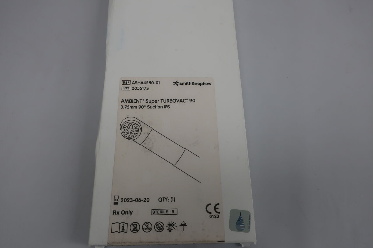 ASHA4250-01 - SMITH & NEPHEW - Smith & Nephew Ambient Super TurboVac 90 IFS Wand, 3.75 mm Shaft Size, 90° Angle, (BX/1) - ( Expiry Date: 2025-04-27 )