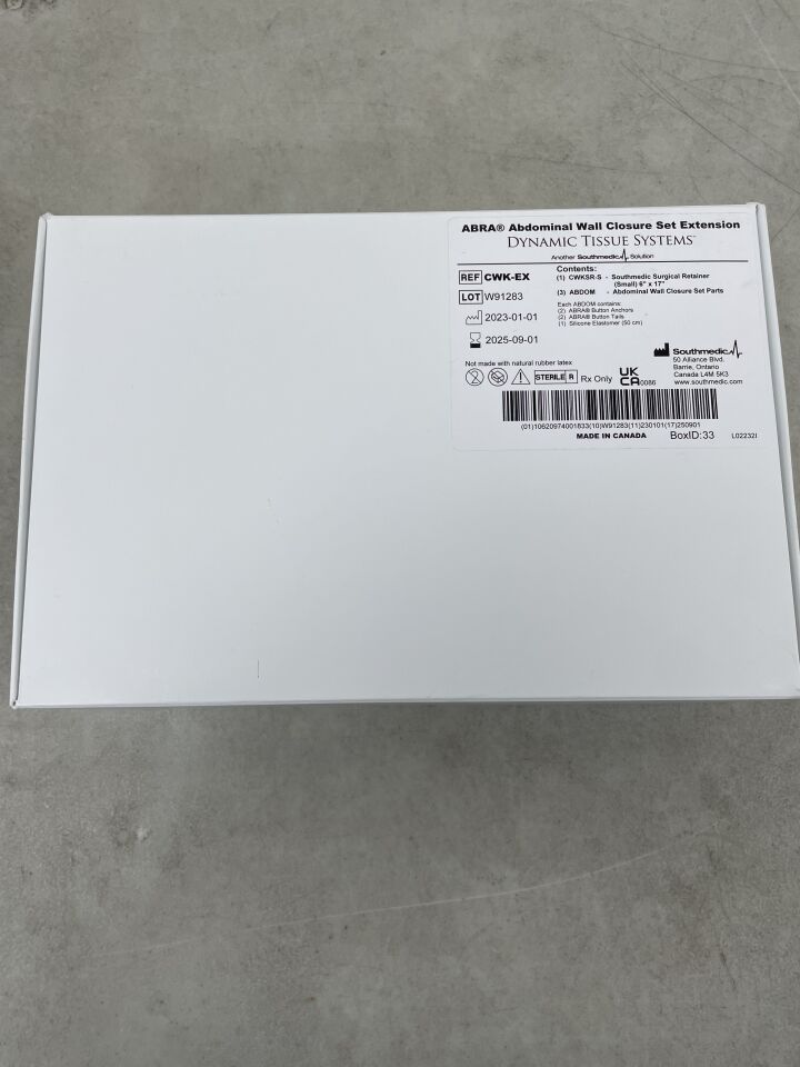 CWK-EX - SOUTHMEDIC - ABRA Abdominal Wall Closure Set Extension, (BX/1) - ( Expiry Date: 2025-09-01 )