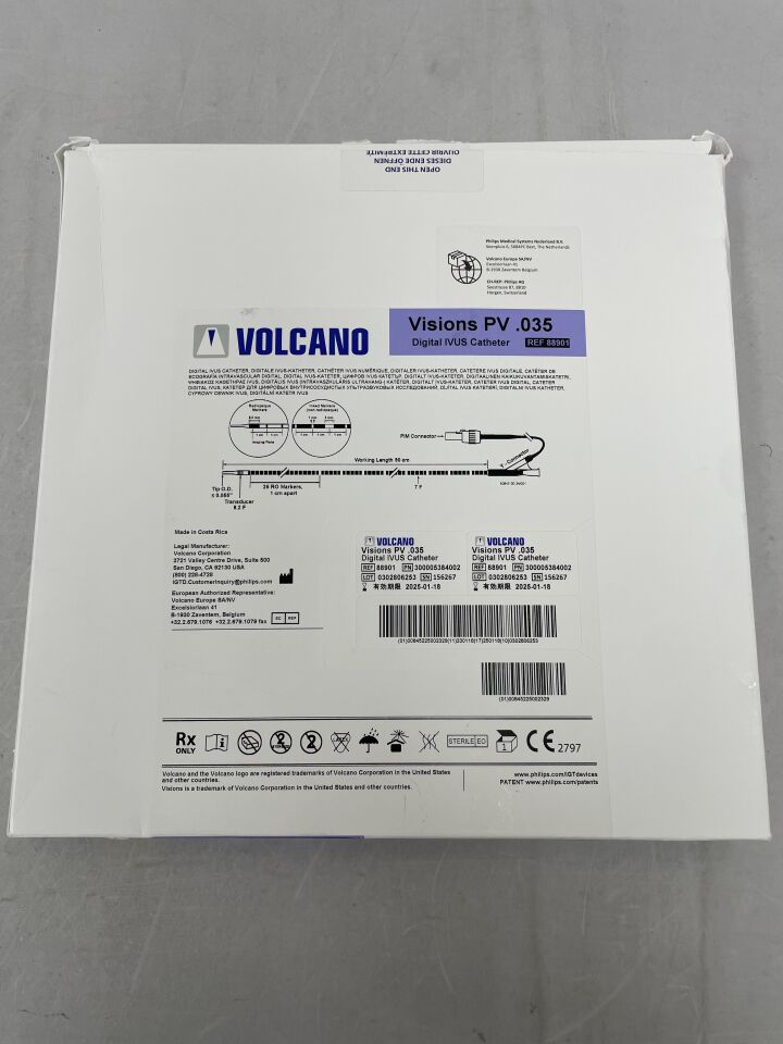 88901 - VOLCANO - Visions PV .035 Digital IVUS 90cm, 8.5F, (BX/1) - ( Expiry Date: 2025-12-04 )