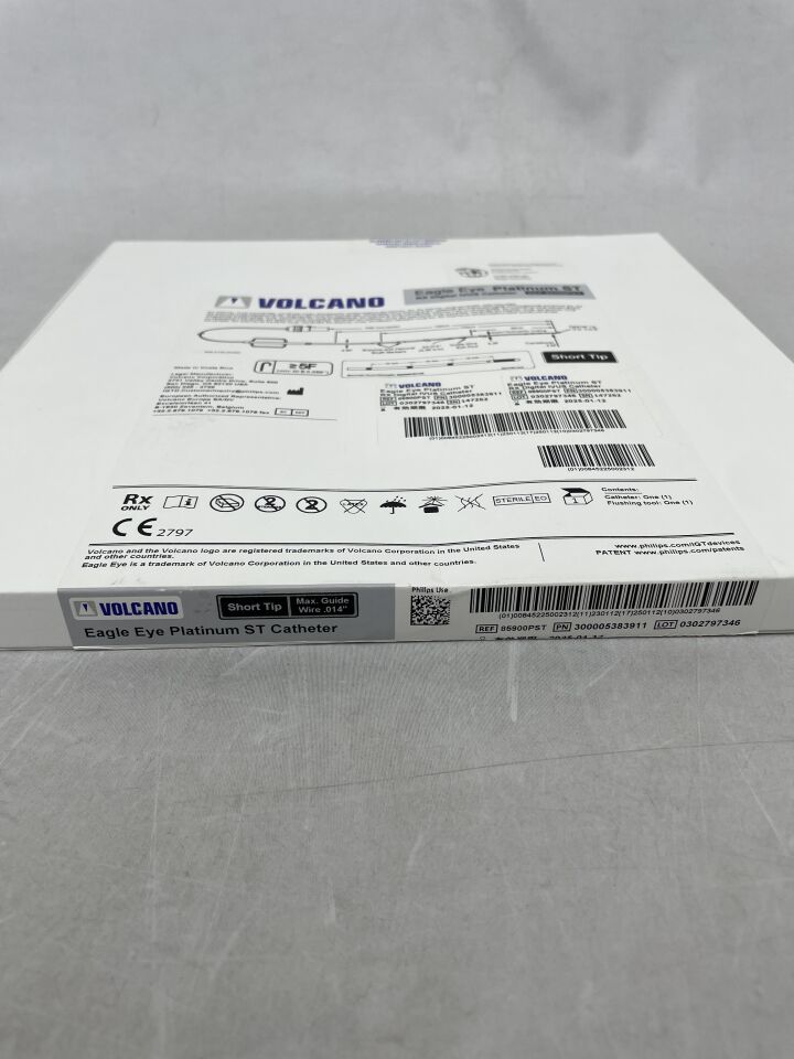 85900PST - VOLCANO - Eagle Eye Platinum ST RX Digital IVUS Catheter, Short Tip, (BX/1) - ( Expiry Date: 2024-06-30 )