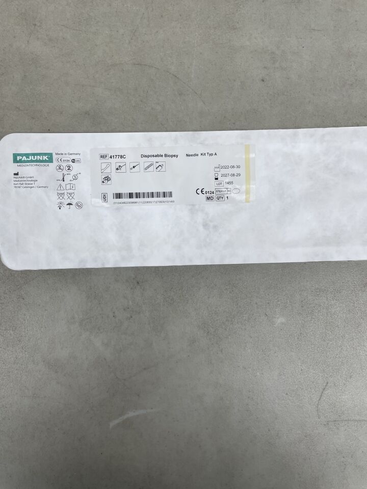 41778C - PAJUNK - Disposable Biopsy Needle with Marker Plates, Typ A, (EA) - ( Expiry Date: 2027-08-29 )