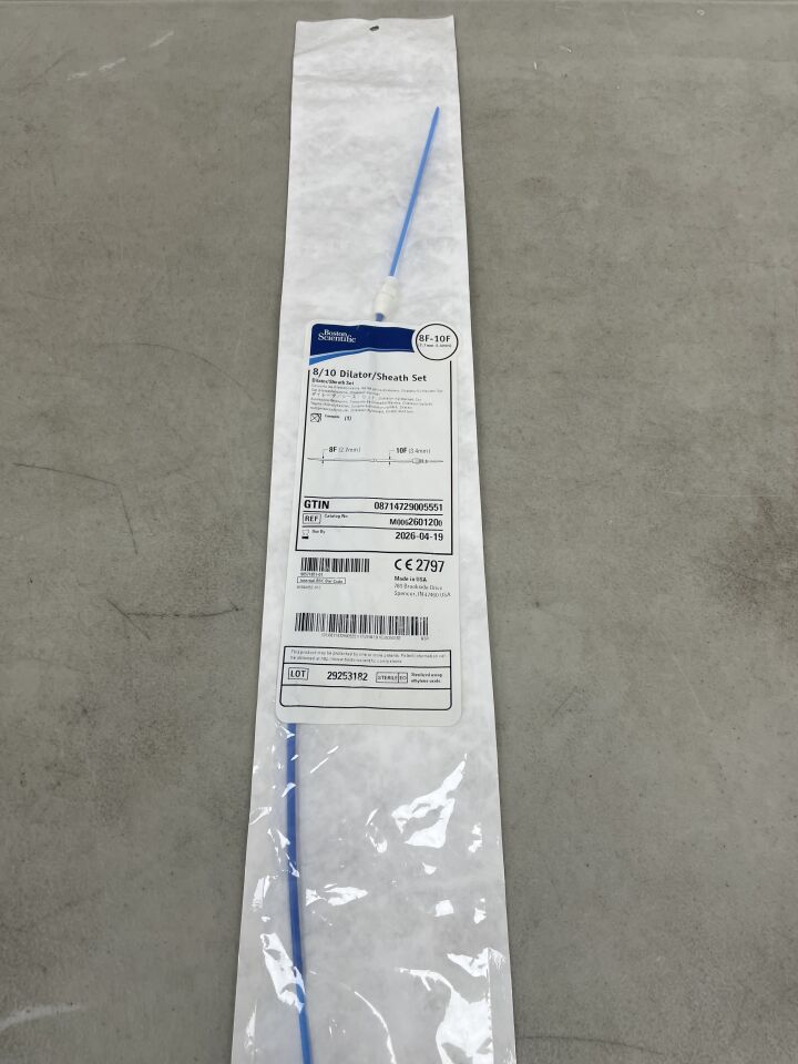 260120 - BOSTON SCIENTIFIC - 8/10 Dilator/Sheath Set - 8Fr-10Fr, () - ( Expiry Date: 2026-01-28 )
