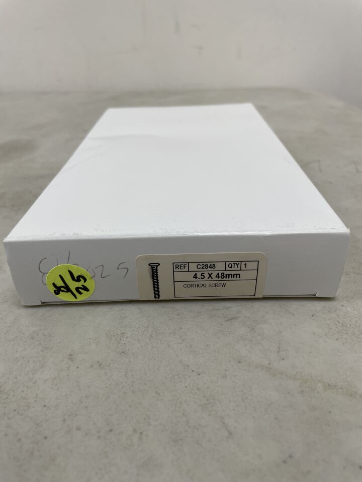 C2848 - CONMED - Low Profile Cortical Screw, 4.5 x 48mm, (BX/1) - ( Expiry Date: 2025-09-18 )