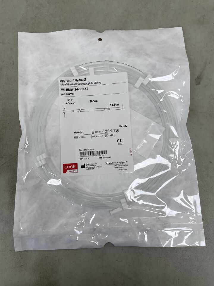 G52939 - COOK - Approach Hydro ST Microwire Guide, 0.014 in. dia. x 300 cm Length, (EA) - ( Expiry Date: 2025-07-09 )