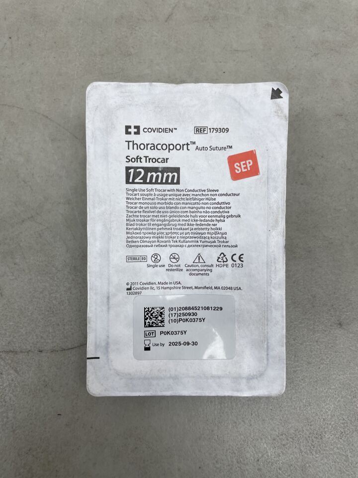 179309 - COVIDIEN - Thoracoport 12mm Soft Trocar, (EA) - ( Expiry Date: 2025-06-01 )
