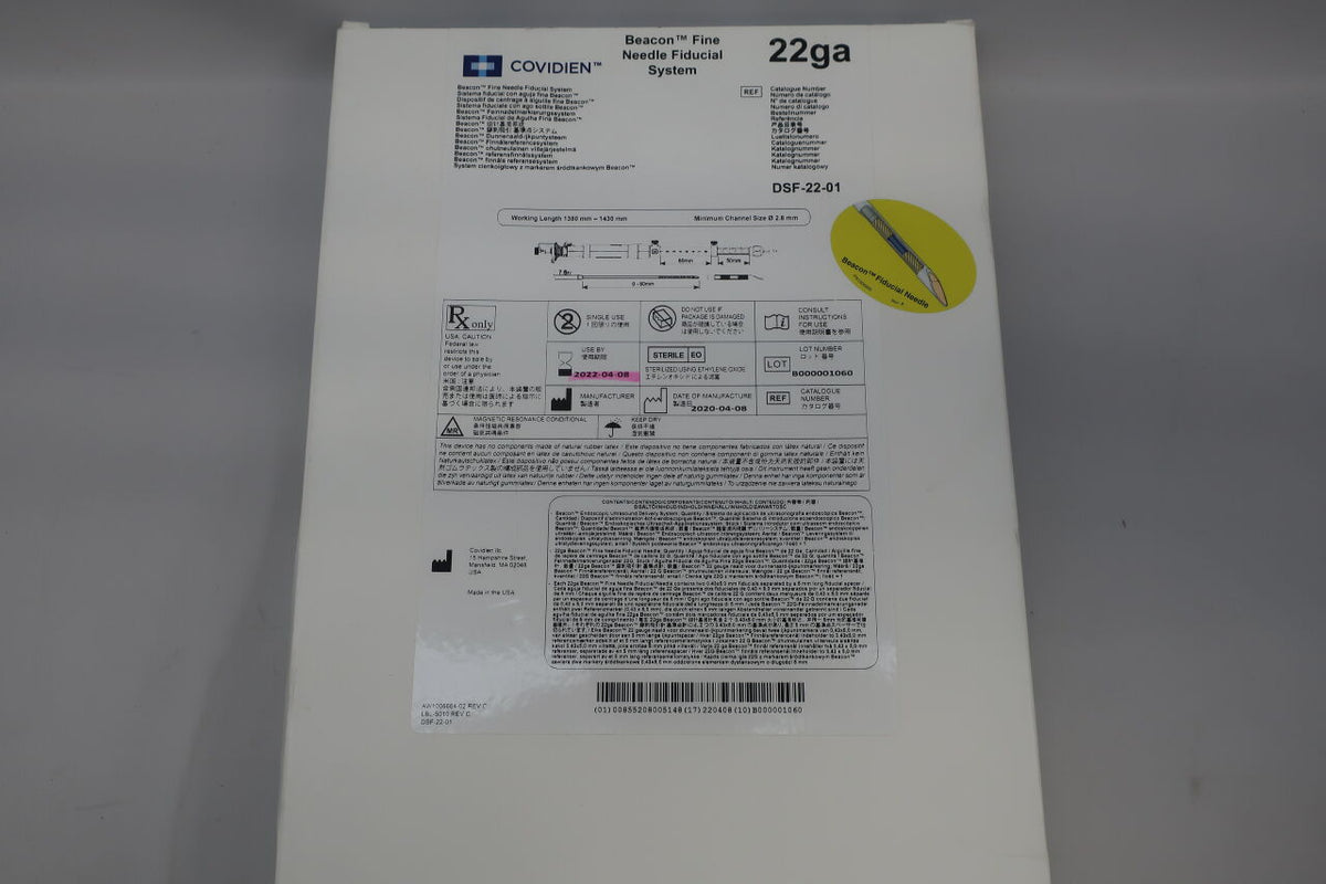 DSF-22-01 - COVIDIEN - Beacon EUS Fine Needle Fiducial (FNF) Delivery System, 22G, (BX/1)